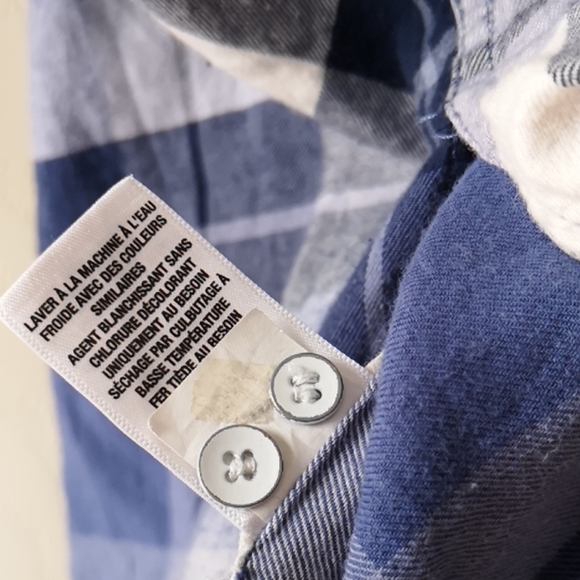 Aeropostale Blue Plaid Button Down Shirt - Picture 7 of 8